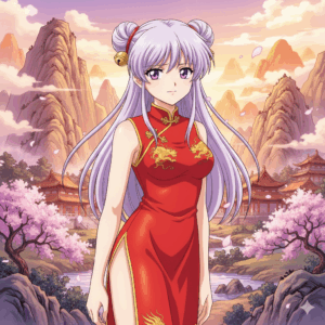 猫に変身したシャンプーがランマの肩に寄り添う、可愛らしくも儚い瞬間