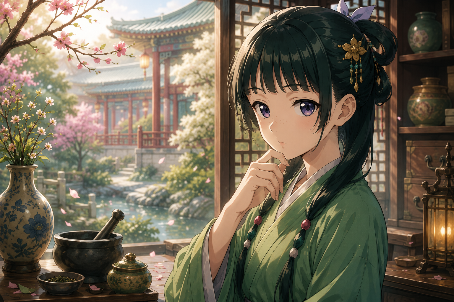 薬屋のひとりごと第2期最終回をイメージした画像