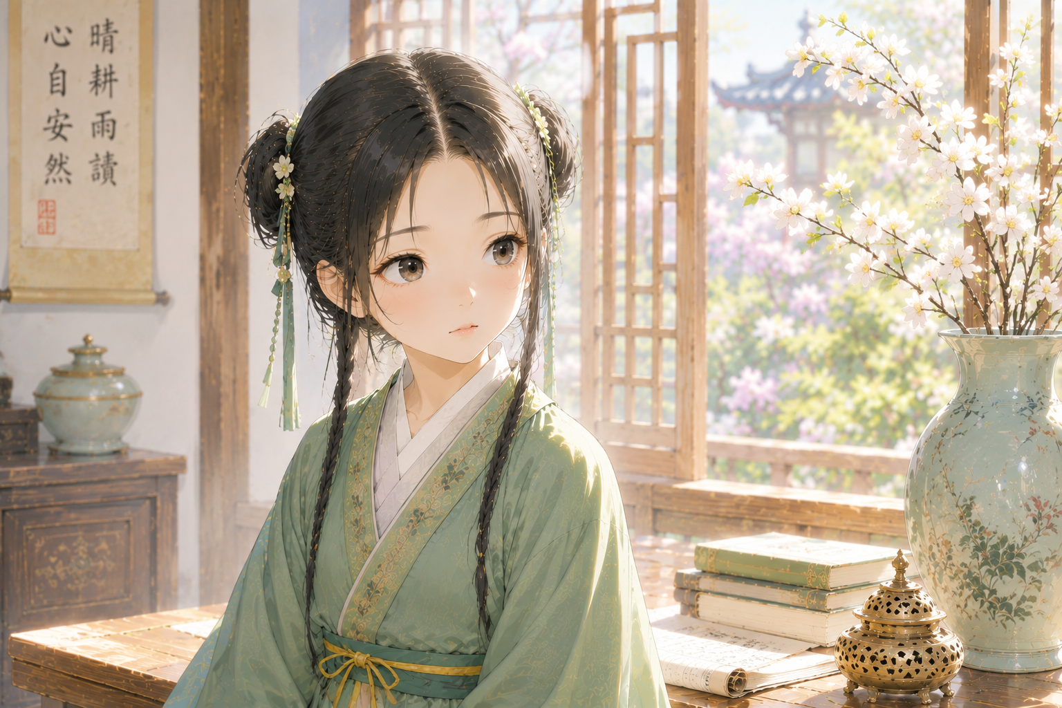 子翠と玉藻をイメージした画像